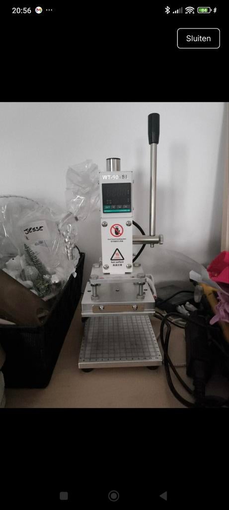 Hot foil stamping machine wt-90tsl, Ophalen of Verzenden