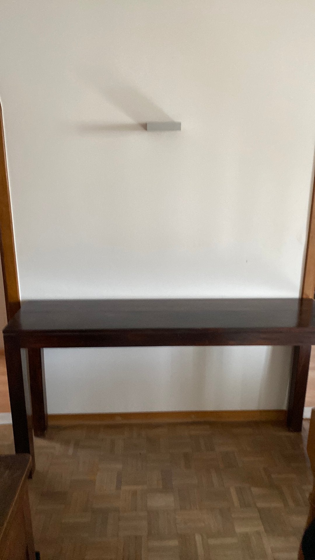 Sidetable rustiek 150x40 hoogte 75, Ophalen, Gebruikt, Overige houtsoorten