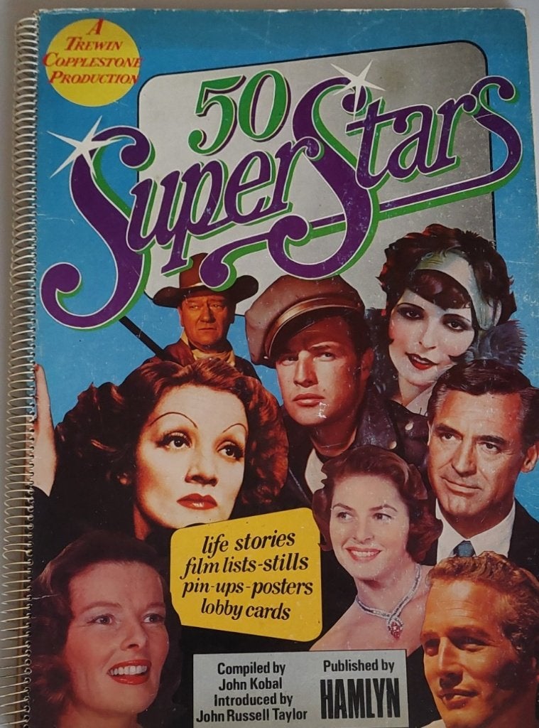 Vintage 50 Super Stars - Carnet de films  John Kobal (1974), Spécifique au film, Enlèvement ou Envoi, John kobal, Comme neuf