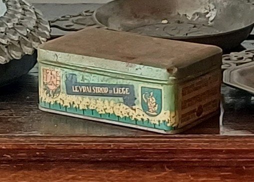 Vintage reclameblik voor "Le Vrai Sirop de Liège", Verzamelen, Ophalen