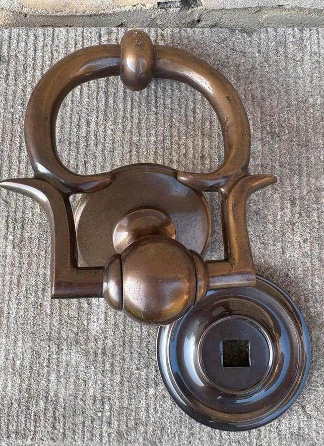 Heurtoir de porte de couleur bronze, Enlèvement, Comme neuf