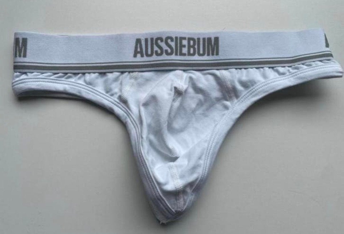 Aussiebum String Heren, Verzenden, Wit, Slip