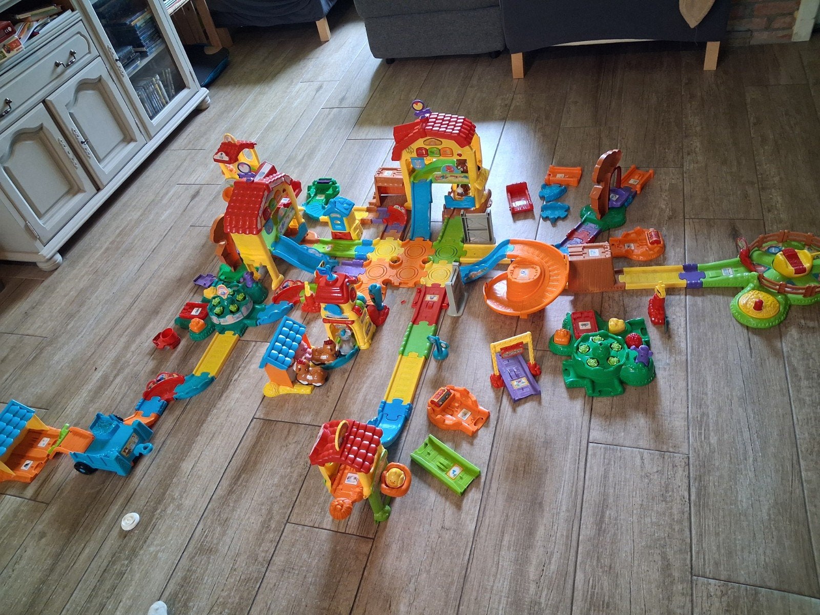 Vtech Boerderij zoef zoef dieren, Enlèvement, Utilisé, 2 à 4 ans