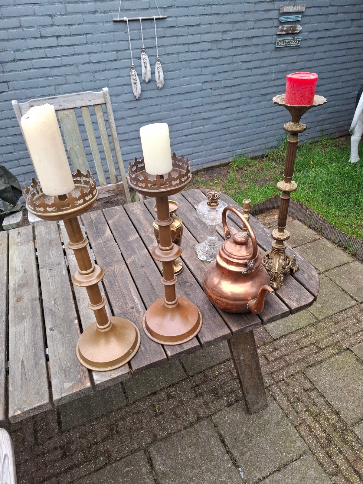 Lot Kandelaars, Antiek en Kunst, Ophalen