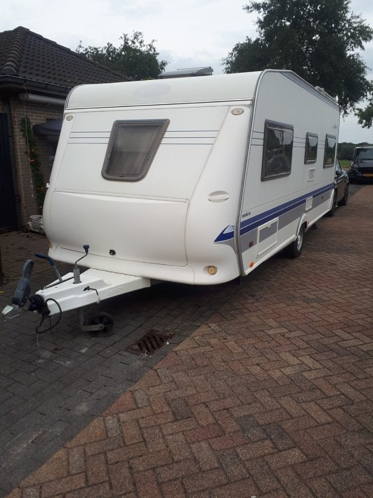 hobby excelsior 540 voortent luifel, Caravans en Kamperen, Caravans, Hobby, Schokbreker, Particulier, 5 tot 6 meter