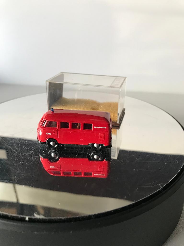 BRANDWEER 100 - VOLKSWAGEN T1 - BREKINA - 1:87, Verzenden, Nieuw, Bus of Vrachtwagen, Brekina