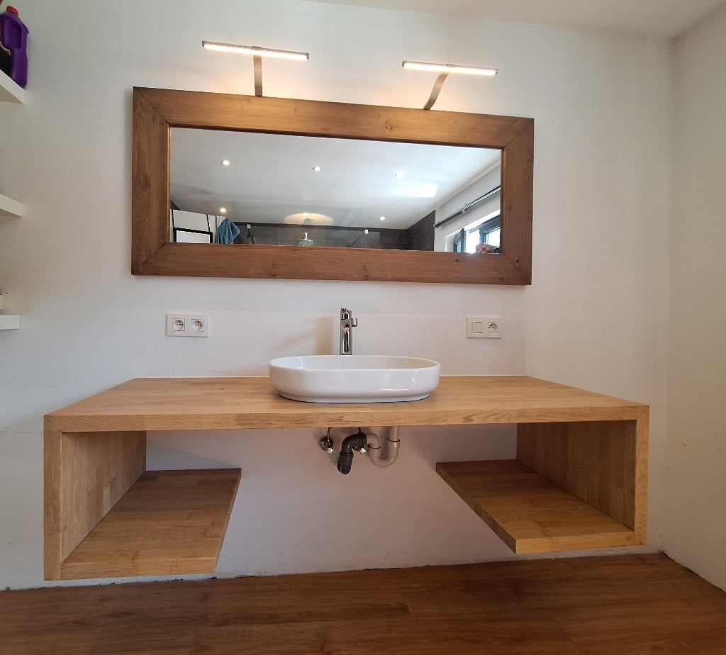 Ensemble salle de bain, Huis en Inrichting, Badkamer | Badkamermeubels, Gebruikt, Overige typen, 150 tot 200 cm, 50 tot 100 cm
