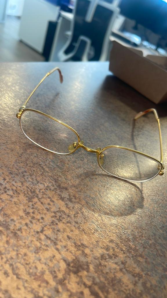 Rare Cartier Vintage Eyewear – 90s Gold-Plated Frames, Handtassen en Accessoires, Ophalen, Zo goed als nieuw