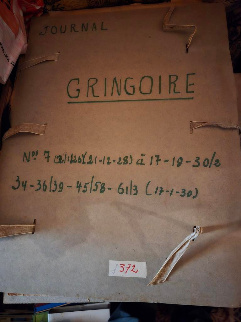 Journaux Gringoire - années 20, Enlèvement