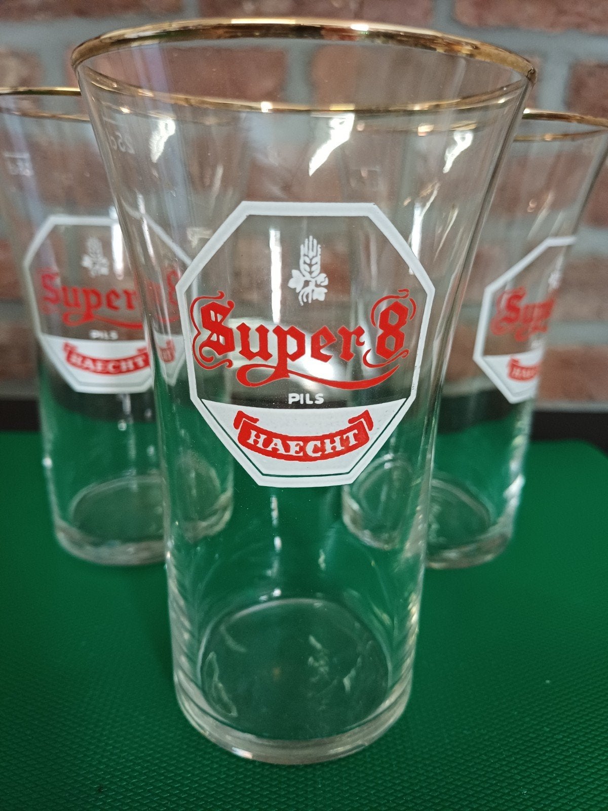 oude super 8 haecht glazen, Ophalen