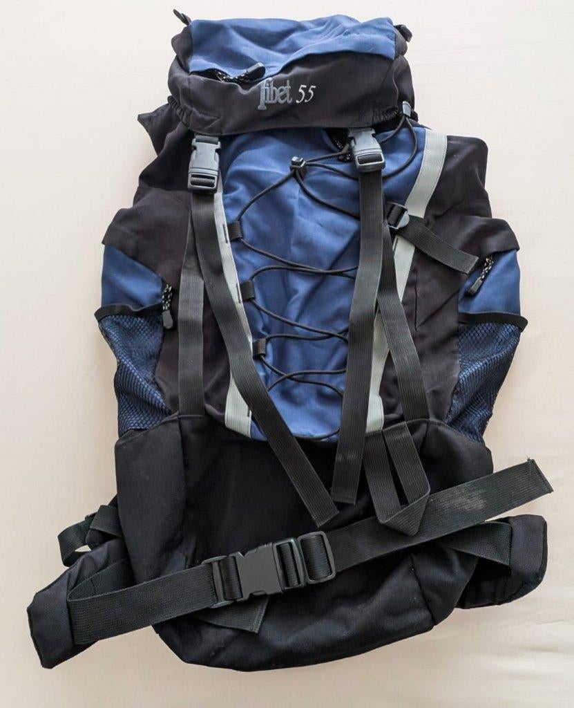 Rugzak TIBET 55L - Wandelrugzak - Wandelrugzak, Ophalen, Zo goed als nieuw, Unisex volwassen