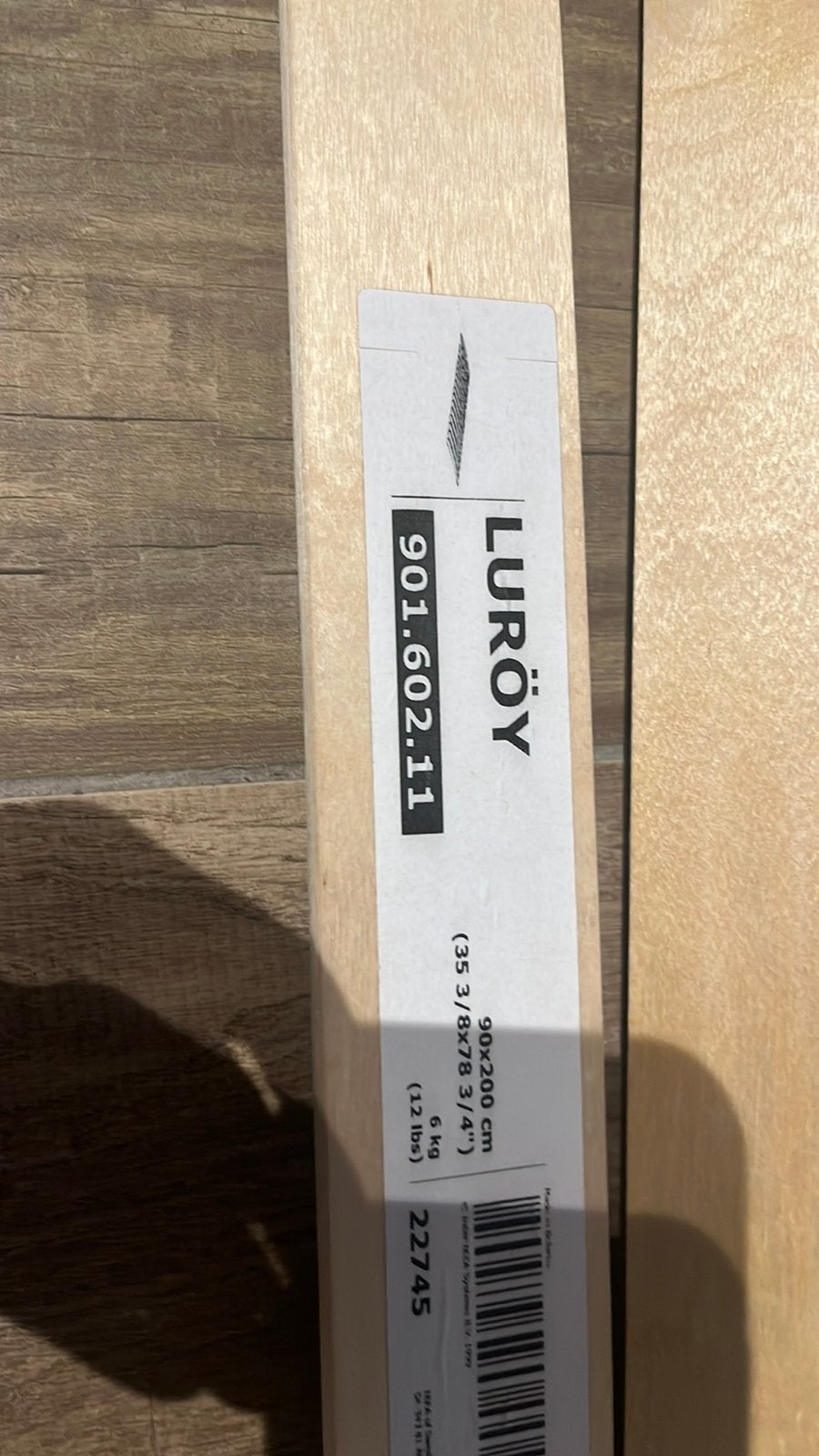 Sommier ikea, Maison & Meubles, Enlèvement, Comme neuf