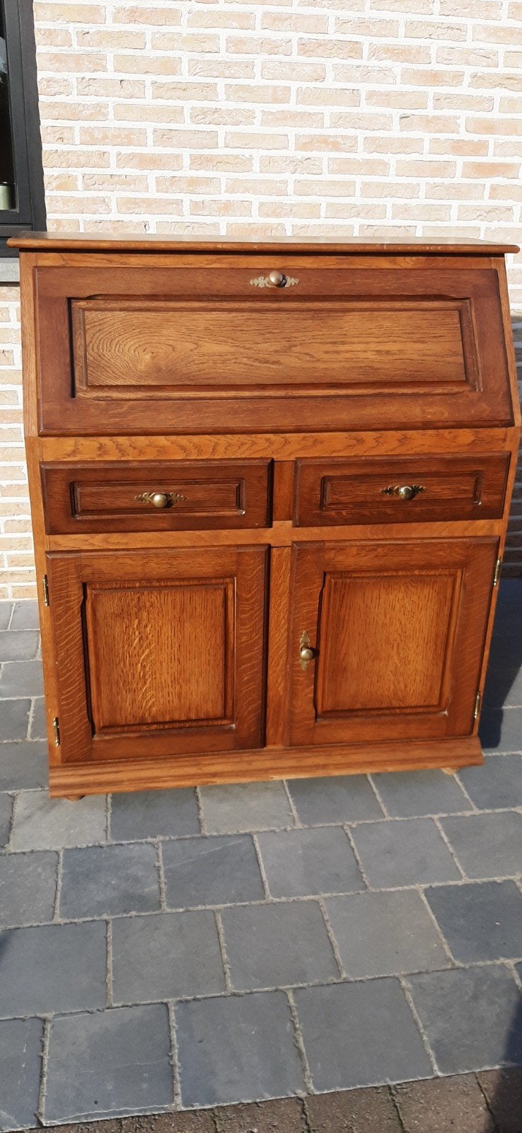 Kast in Eik - Secretairkast, Ophalen