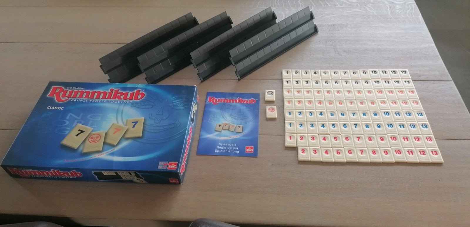 Rummikub, Ophalen
