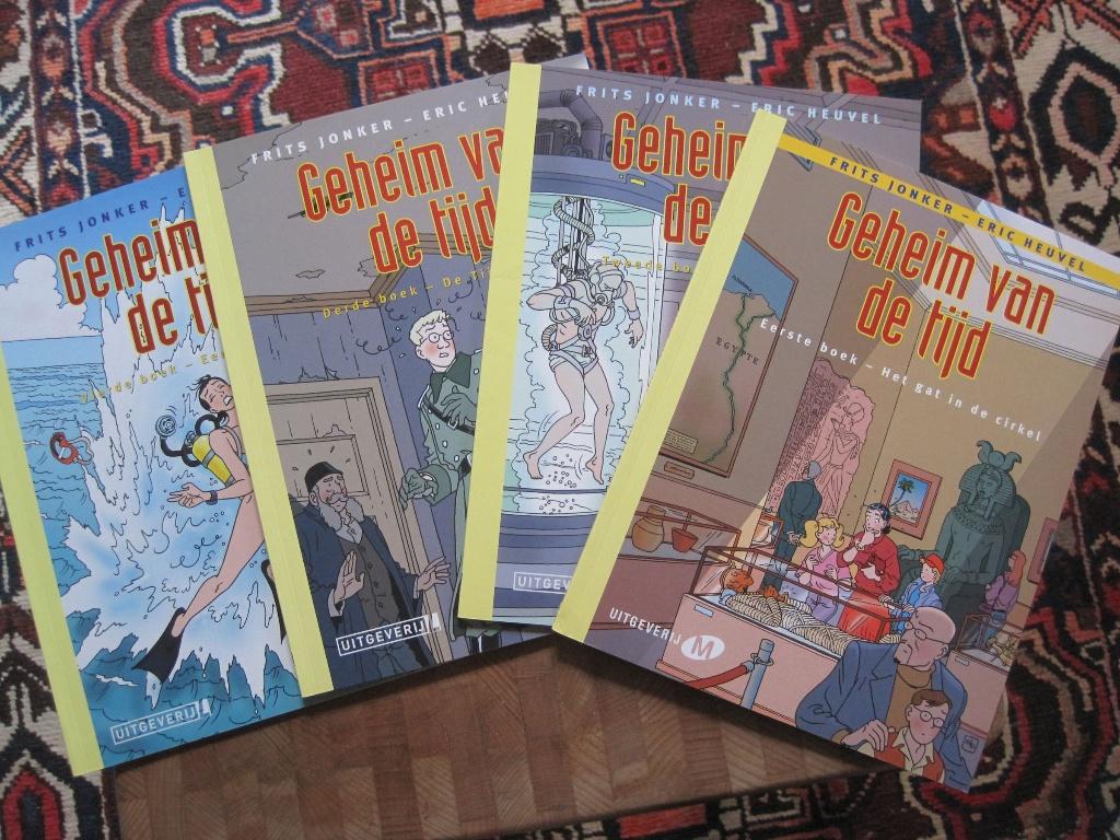 Geheim van de tijd - mini stripreeks, Boeken, Complete serie of reeks, Ophalen of Verzenden, Zo goed als nieuw, Diverse Auteurs
