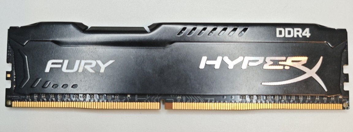 HyperX Fury 4GB DDR4-2400 CL15 RAM, Enlèvement ou Envoi, DDR4, Utilisé, Desktop