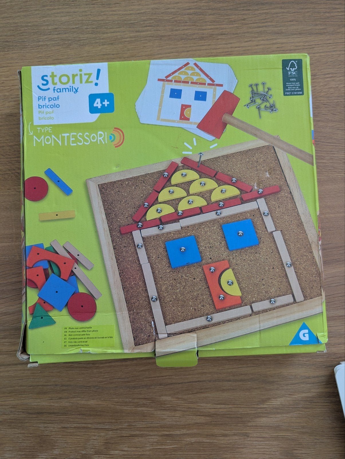 Pif paf bricolo - Hamertje tik - Montessori, Ophalen
