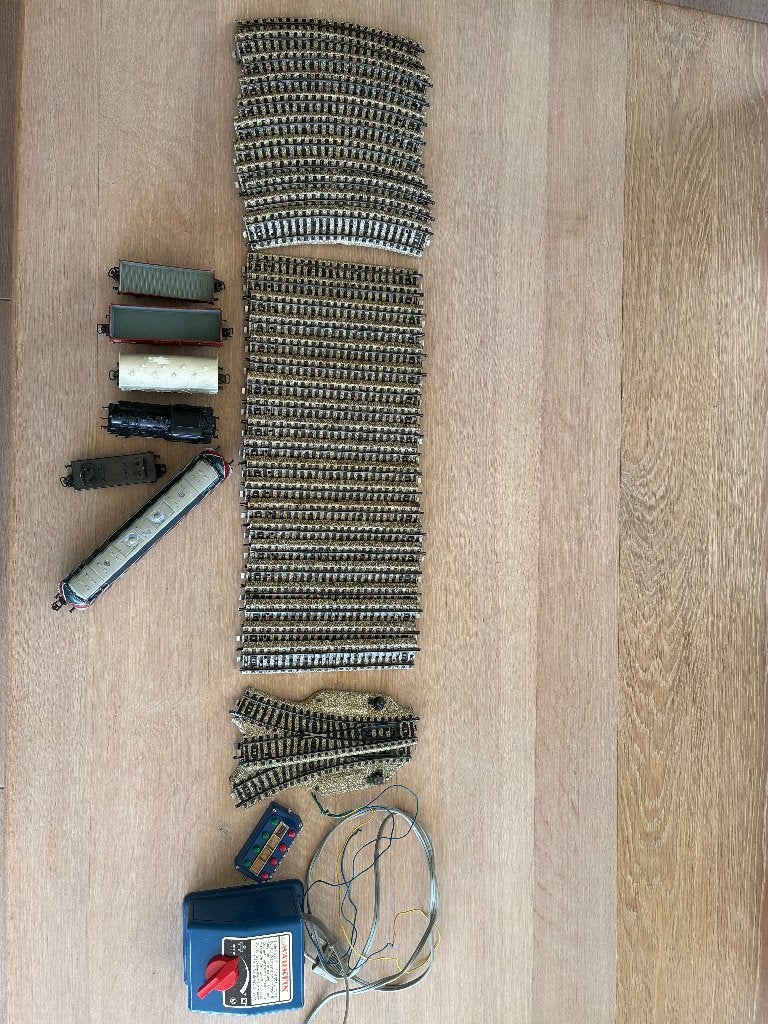 Marklin Trein set met sporen., Ophalen, Wagon