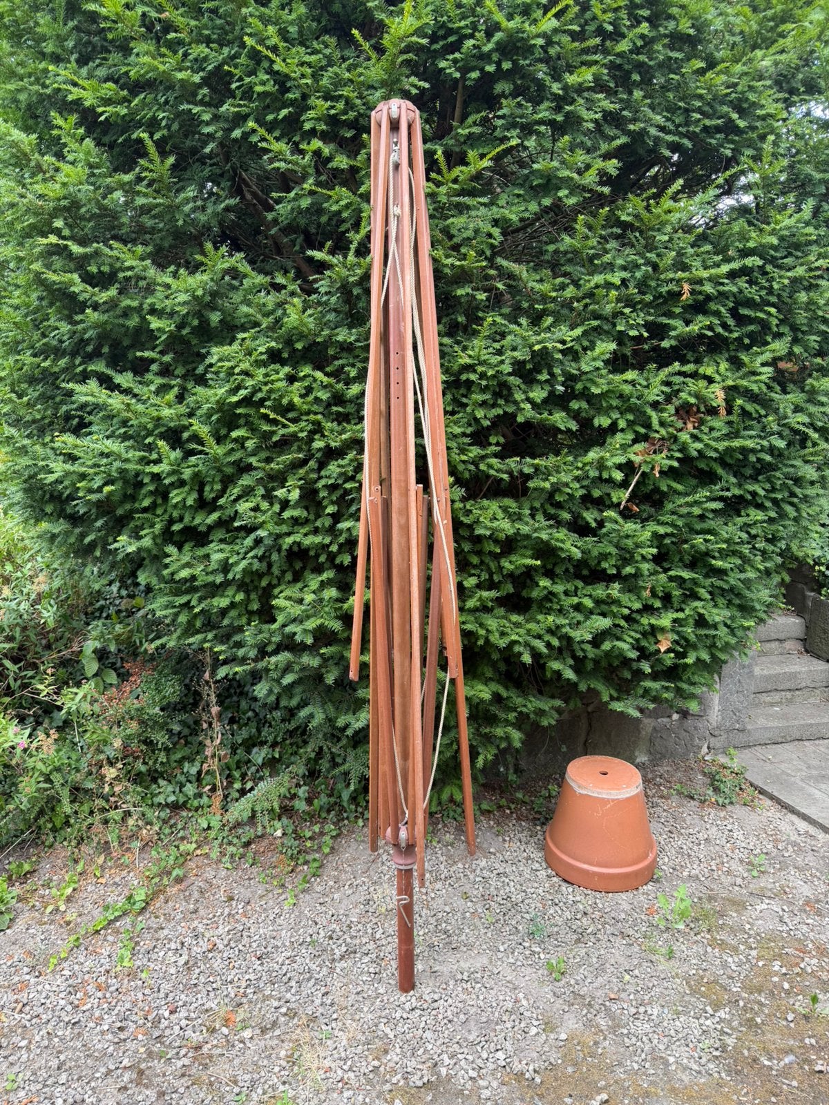 Parasol 3x3, Ophalen, Gebruikt, 2 tot 3 meter, Waterdicht