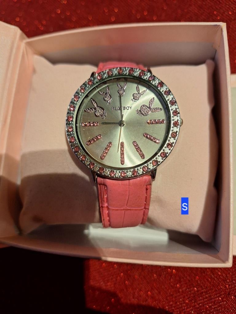 Horloge playboy, Handtassen en Accessoires, Horloges | Dames, Overige merken, Overige materialen, Polshorloge, Nieuw