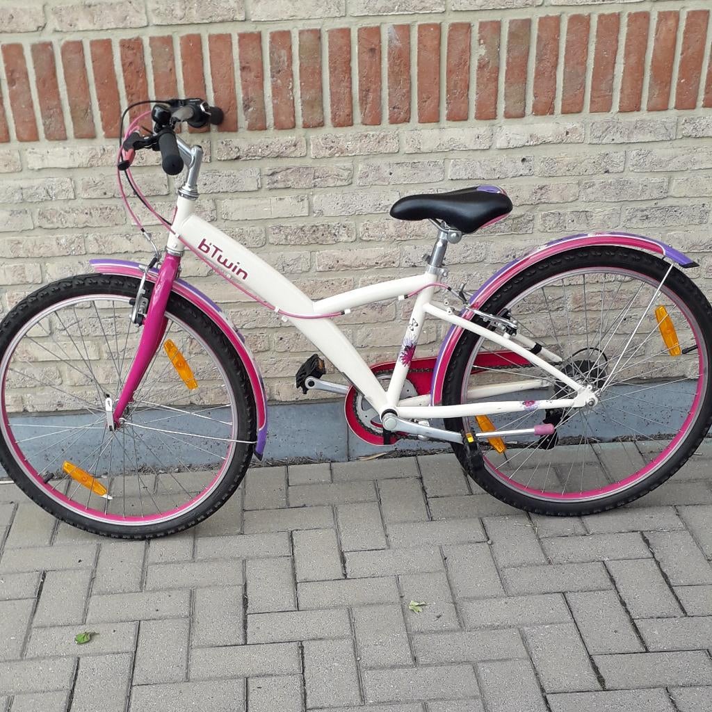 Meisjesfiets, Ophalen, B-twin, Velgrem, Versnellingen