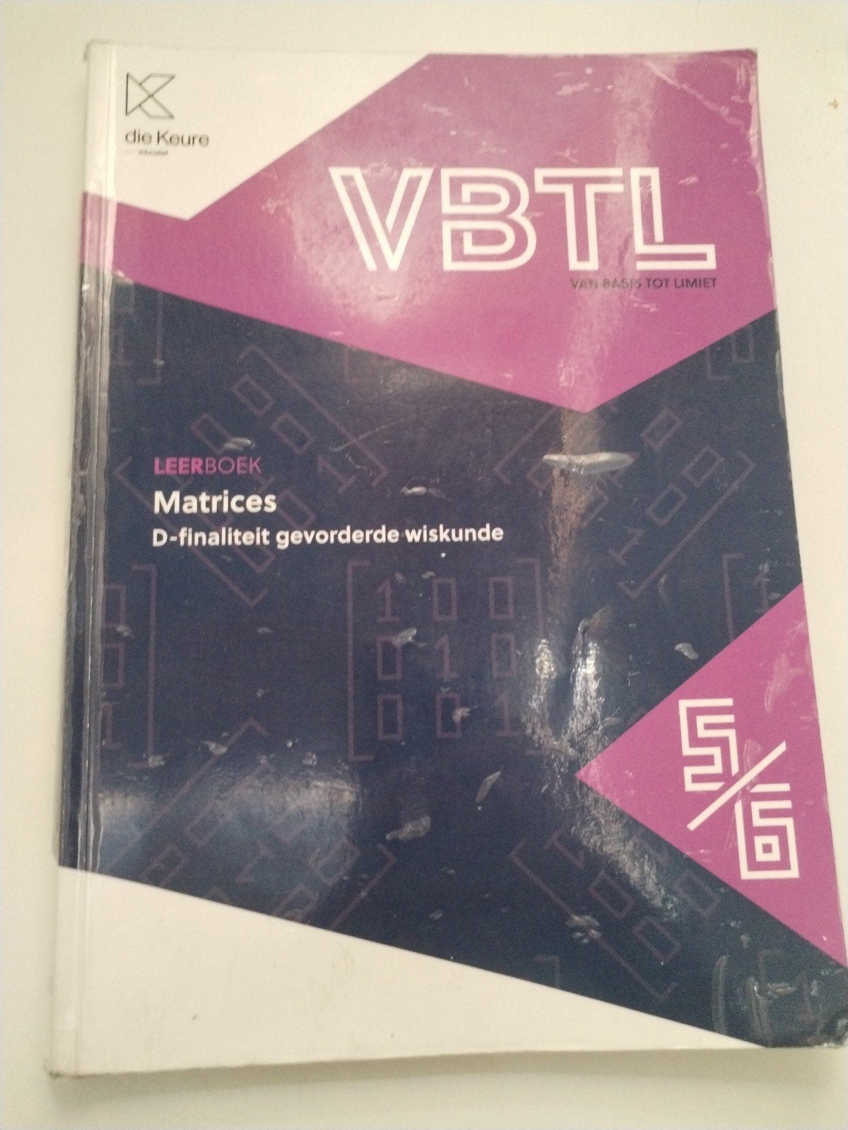 VBTL 5/6 - leerboek Matrices, stelsels & determinanten (D-Ge, Enlèvement, Utilisé, Secondaire, Mathématiques A