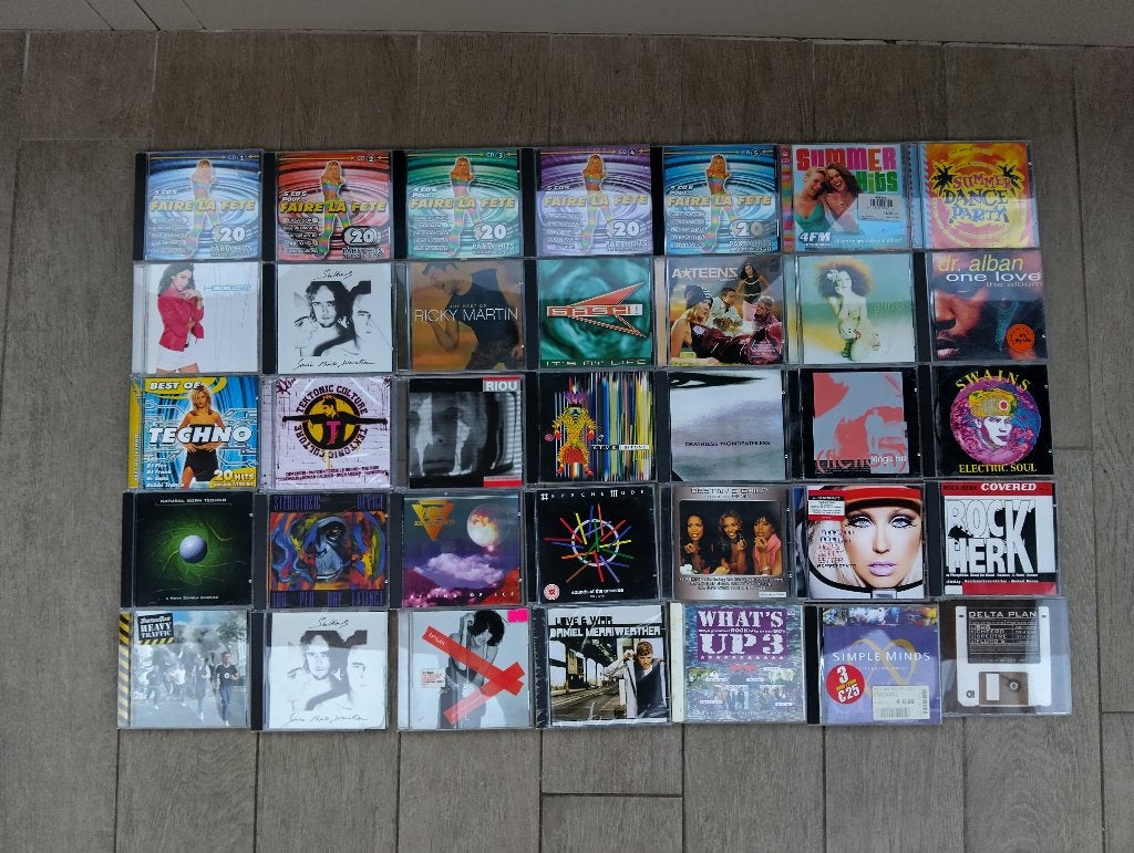 Lot de 33 CD Pop, House, Rock..., Enlèvement ou Envoi, Comme neuf, Pop, Album