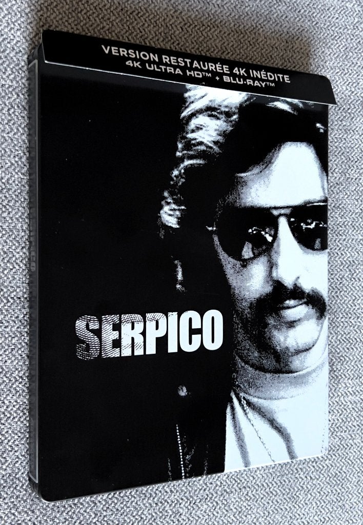 SERPICO (Rare!!!) "STEELBOOK" Collector 4KUHD /// Comme Neuf, Thrillers et Policier, Allemand, Enlèvement ou Envoi, Film