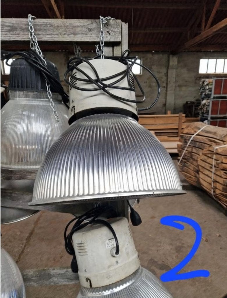 Gyrlande/industriele lampen op LED, Bricolage & Construction, Éclairage de chantier, Comme neuf, Lampe avec luminaire, Moins de 50 watts