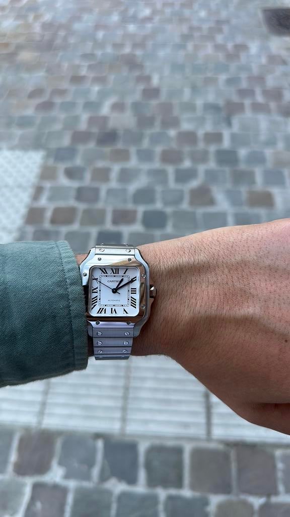 Superbe cartier santos a vendre 7000€, Enlèvement, Comme neuf