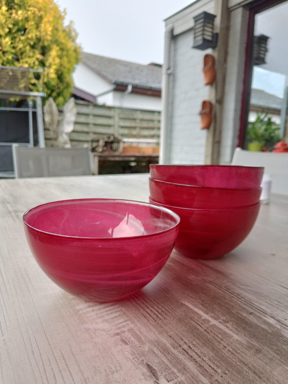 Glazen schaaltjes/kommetjes, Huis en Inrichting, Overige typen, Ophalen of Verzenden, Zo goed als nieuw, Glas