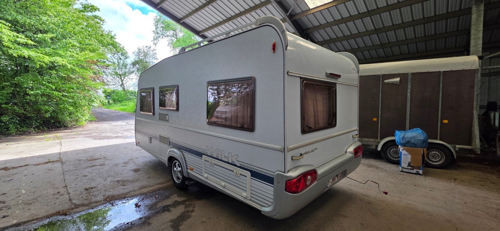Caravan Wilk 5s 2006bj Ventura voortent+MOVER +liefbaterij, Caravans en Kamperen, Caravans, Particulier, Mover, Wilk