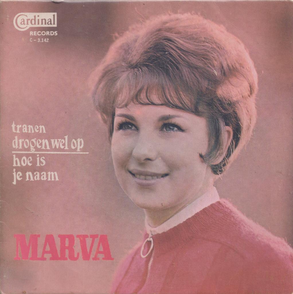 Marva – Tranen drogen wel op / Hoe is je naam - Single, Gebruikt, 7 inch, Single, Ophalen of Verzenden
