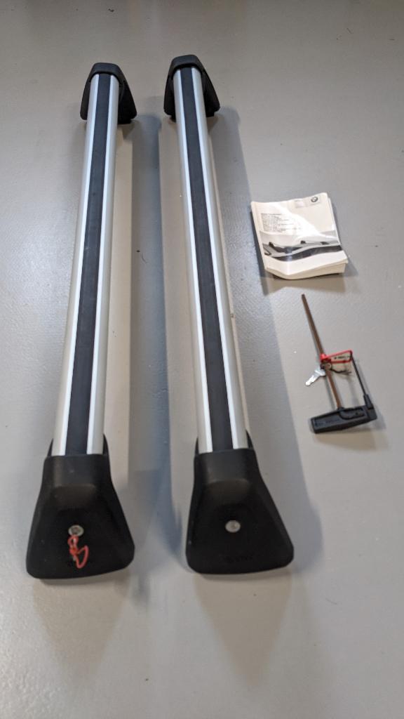 Barres de toit BMW d'origine, Autos : Pièces & Accessoires, Enlèvement, Utilisé, BMW