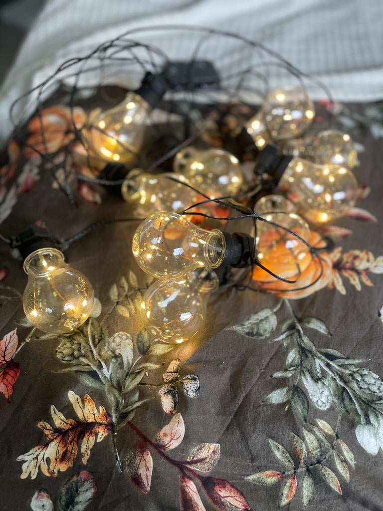 Tuinlampen (10 bulbs), Tuin en Terras, Ophalen, Zo goed als nieuw