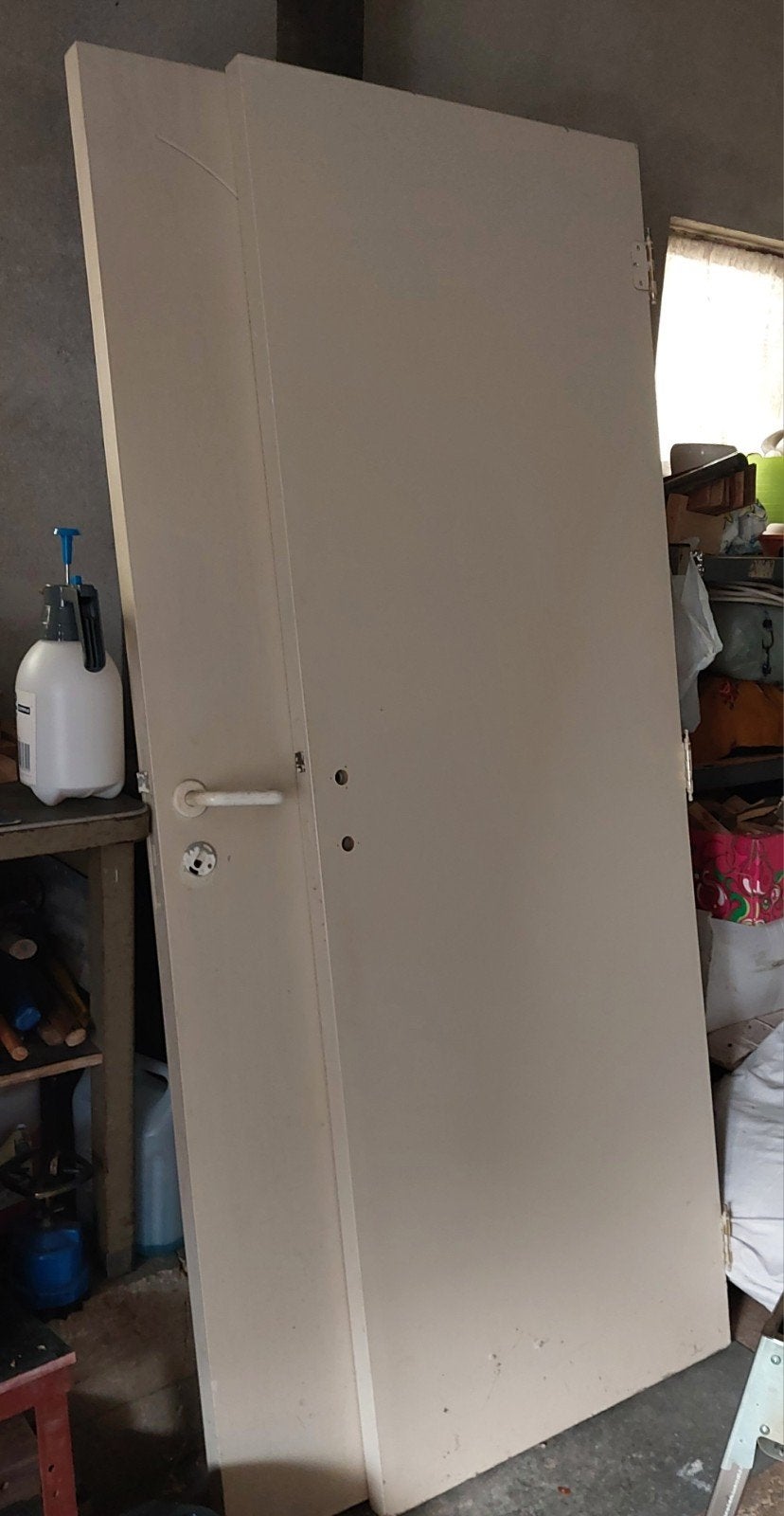 deur, Doe-het-zelf en Bouw, Deuren en Vliegenramen, Ophalen, Gebruikt, Minder dan 80 cm, Binnendeur