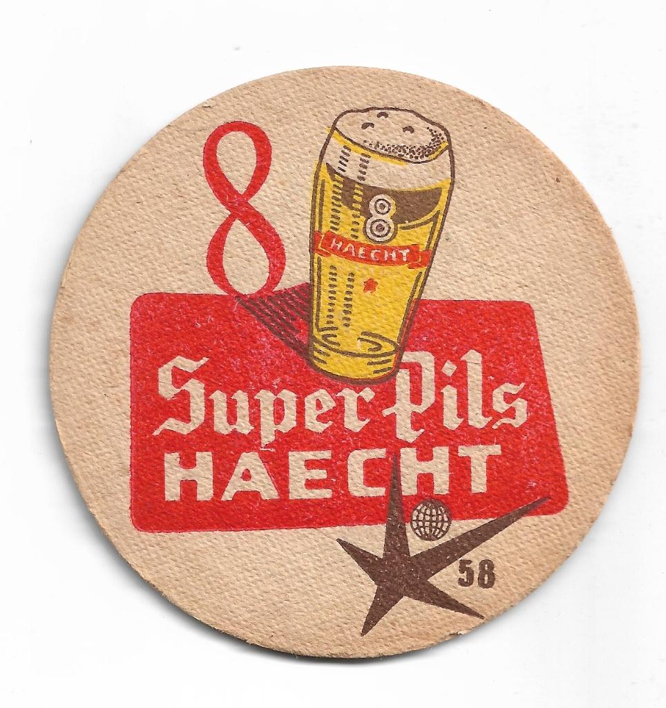 SB Expo 58 Haecht, Collections, Enlèvement ou Envoi, Comme neuf, Sous-bock