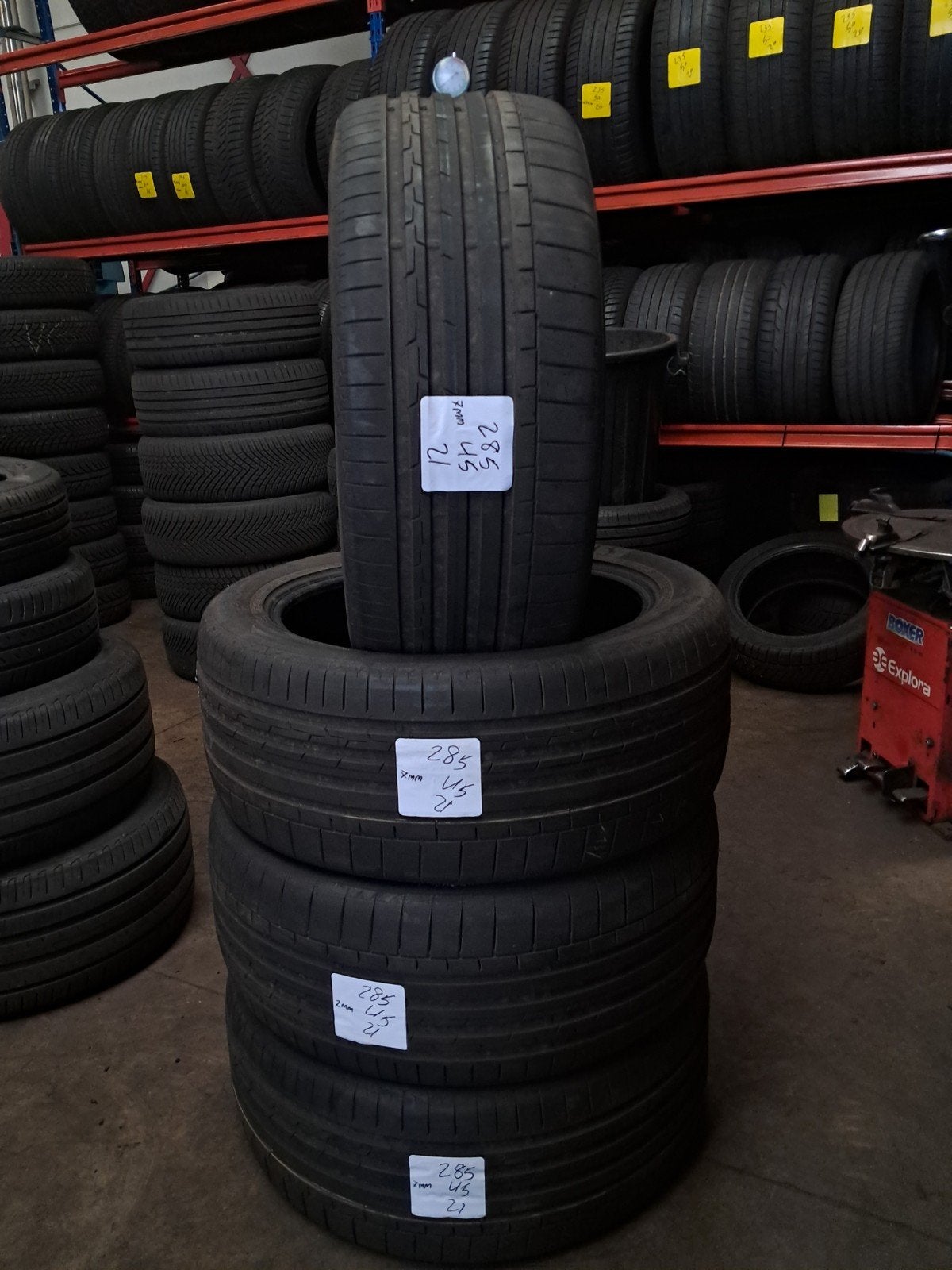 Démo estivale 285/45/21 285/45R21 2854521 Continental 7 mm, Enlèvement, BMW