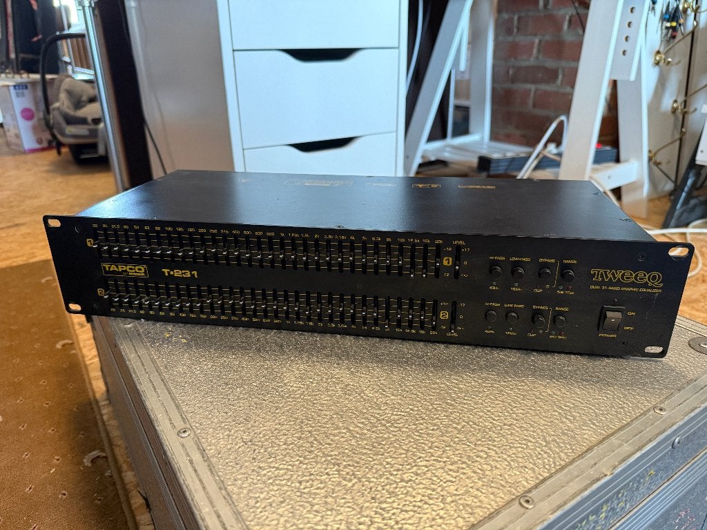 Tapco TWEEQ T231 Dual 31 Band Equalizer, Ophalen, Gebruikt, Equalizer