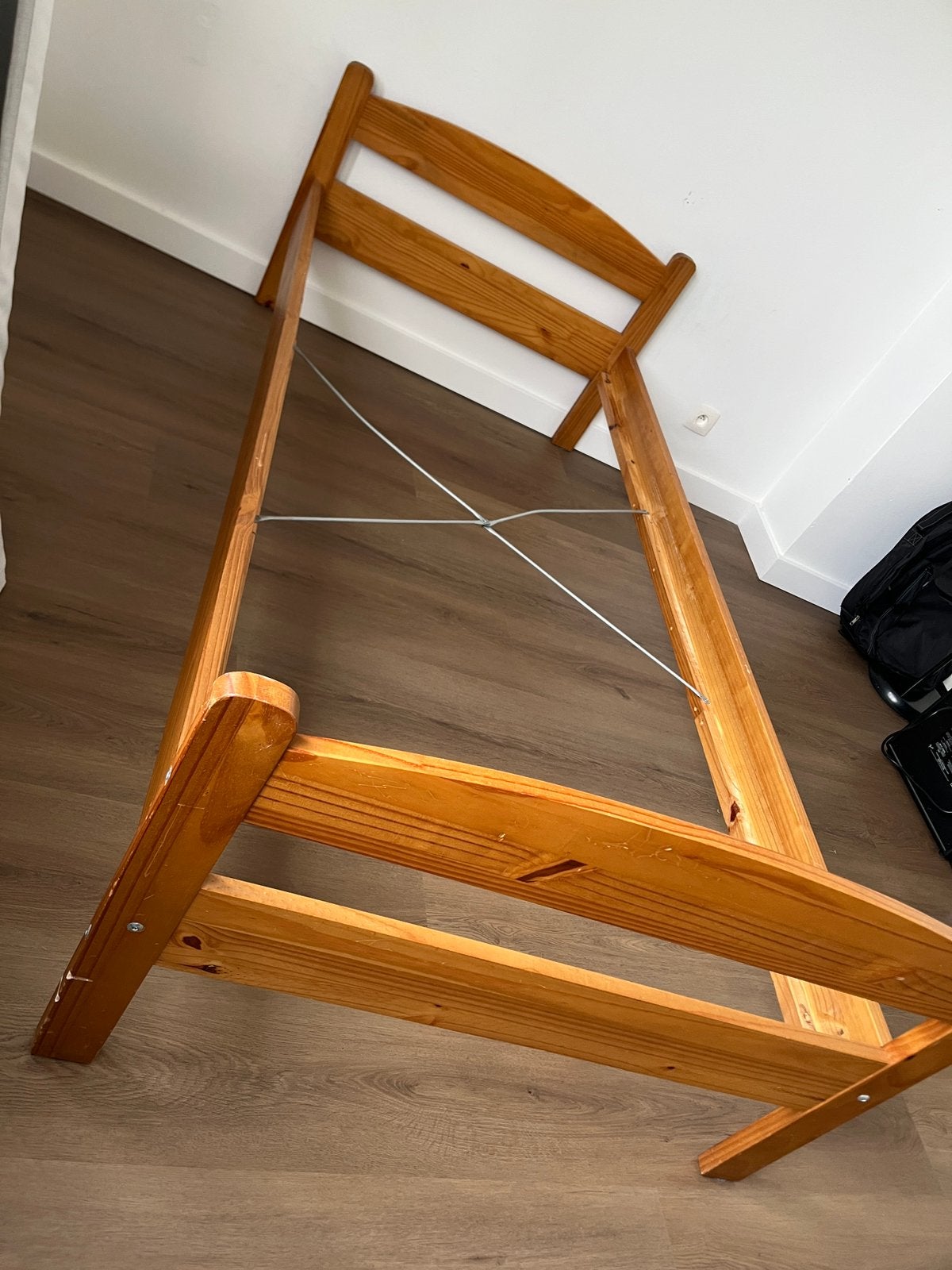 Gratis 1-persoonsbed 90x200, Ophalen, Gebruikt, 90 cm, Eenpersoons
