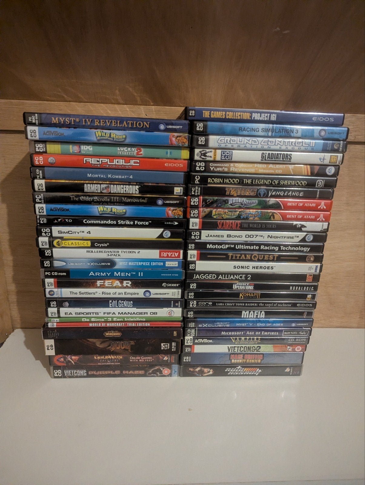 Grote partij Retro PC Games los te koop o.a. Scarface, Mafia, Games en Spelcomputers, Overige genres, 1 speler, Ophalen of Verzenden