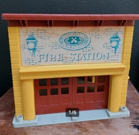 Fisher price brandweerkazerne vintage, Ophalen of Verzenden, Gebruikt, Met geluid