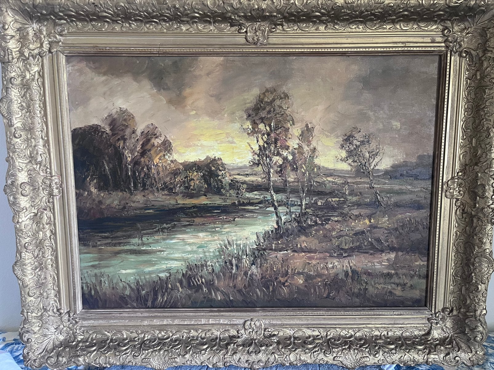 Deux peintures sur toile., Antiquités & Art, Enlèvement, Peinture à l'huile, Toile