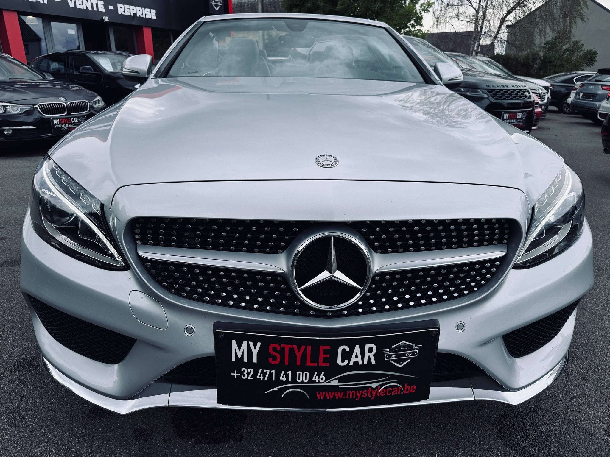 Mercedes-Benz C-Klasse 200 Cabriolet C 200 ESSENCE, PACK AMG, Cuir, Argent ou Gris, Achat, Entreprise