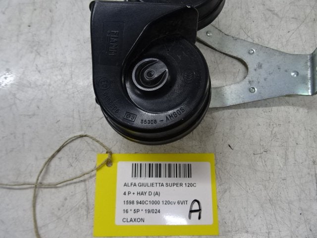 AVERTISSEUR/KLAXON Alfa Romeo Giulietta (940), Utilisé, Alfa Romeo
