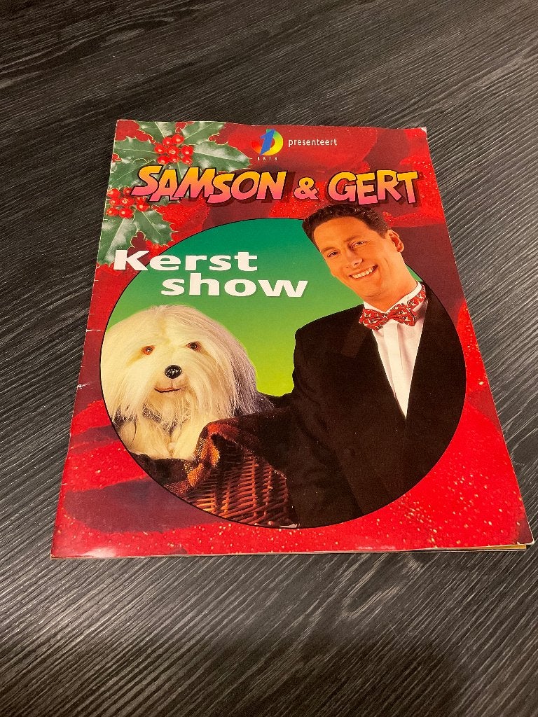Zeldzaam Samson en Gert boekje Kerstshow 1996 in de Efteling, Collections, Cinéma & Télévision, Enlèvement ou Envoi, Utilisé