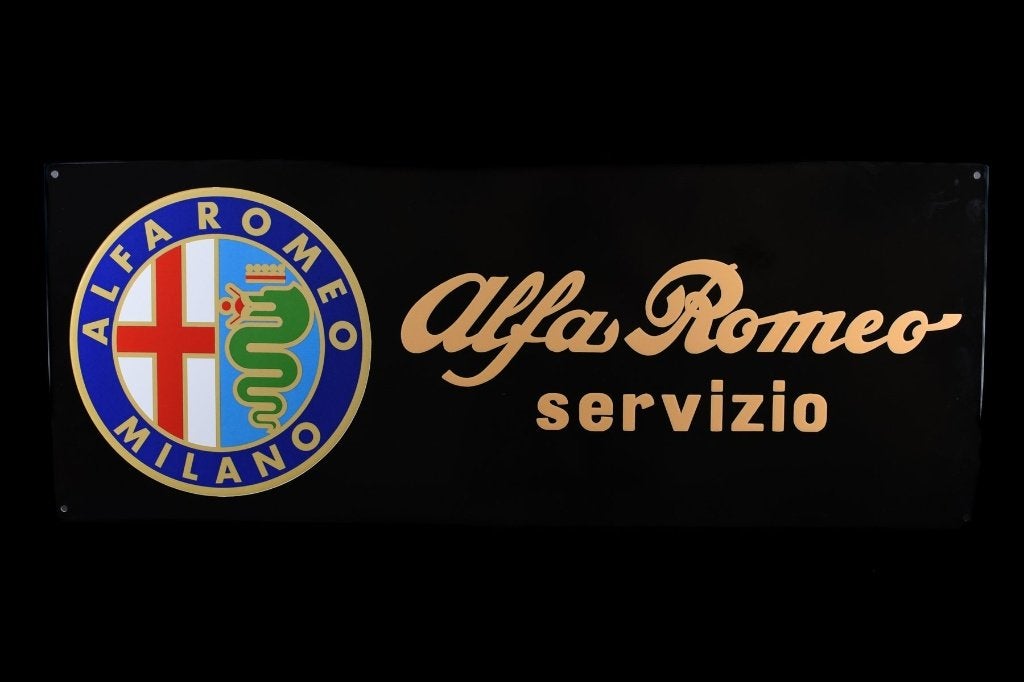 EMAILLE ALFA ROMEO, Antiquités & Art, Antiquités | Email, Enlèvement