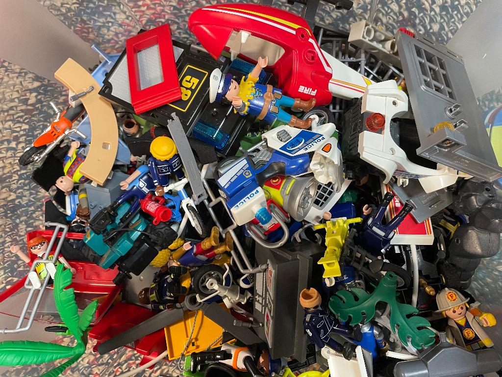 Playmobile, Enlèvement, Utilisé, Playmobil en vrac