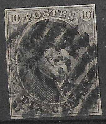 Belgische postzegels  -  nummer 10, Verzenden
