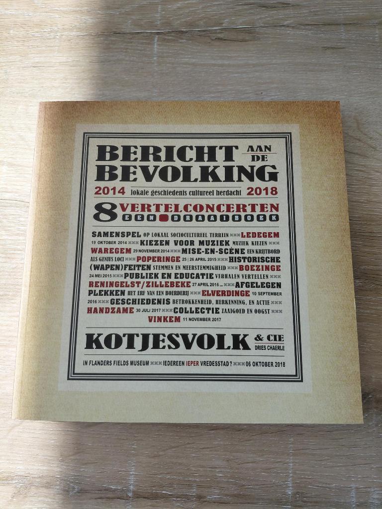 Bericht aan de bevolking 2014 2018, Enlèvement, Comme neuf